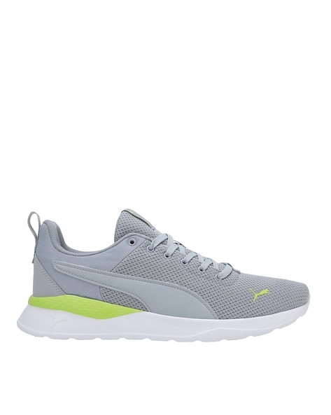 puma lace up sports shoes with perforations