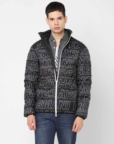 armani exchange jacket blue