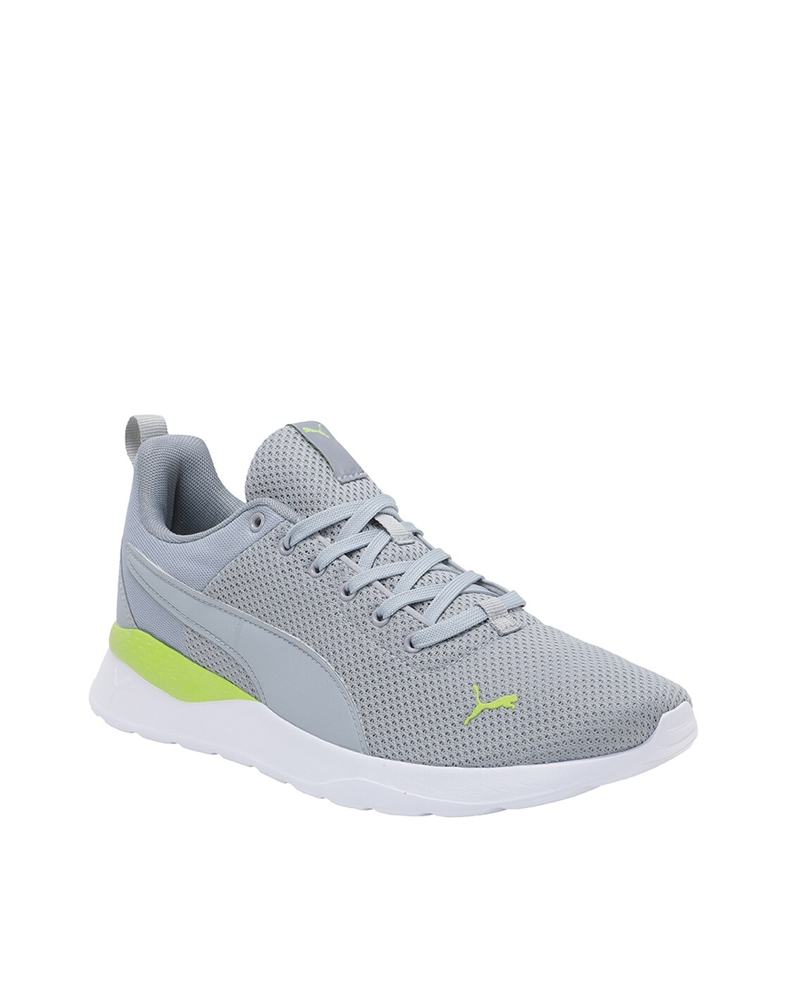 puma lace up sports shoes with perforations