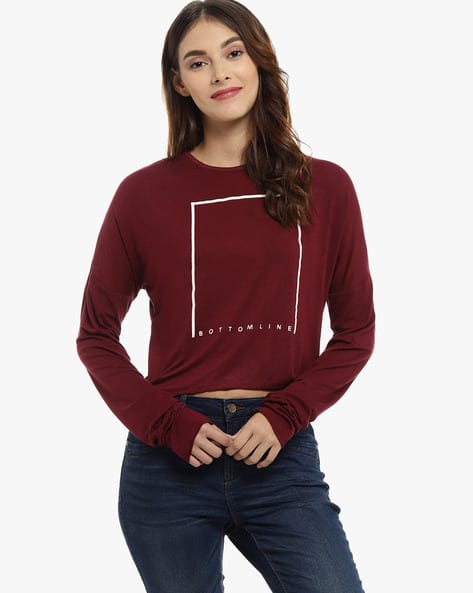 Typographic Print Top