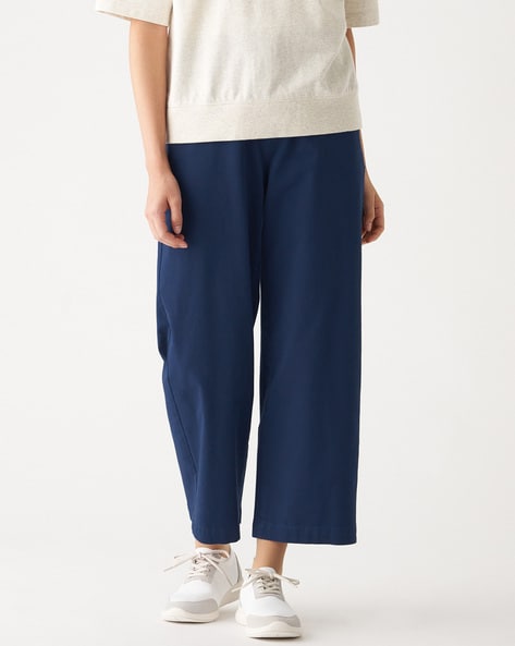 MUJI Water Repellent Stretch Tapered Pants BEH22A2A - Central.co.th