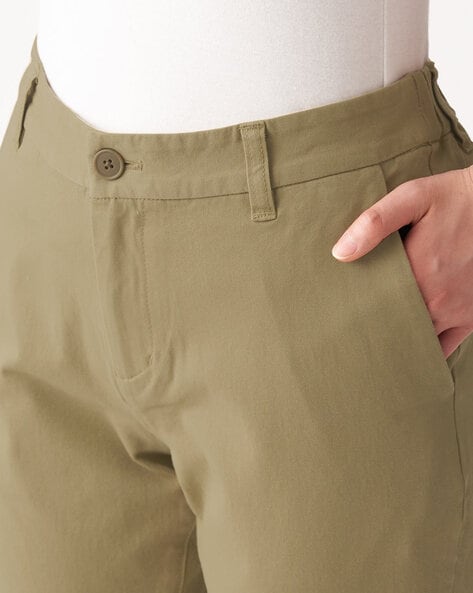 Buy Khaki Sport Fit Stretch Chinos Online at Muftijeans