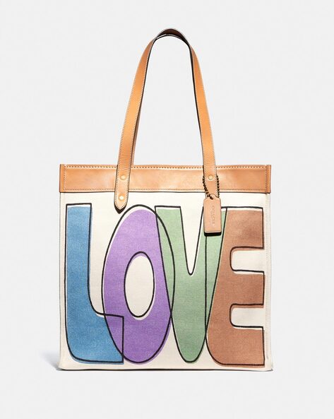 Coach love 2025 tote bag