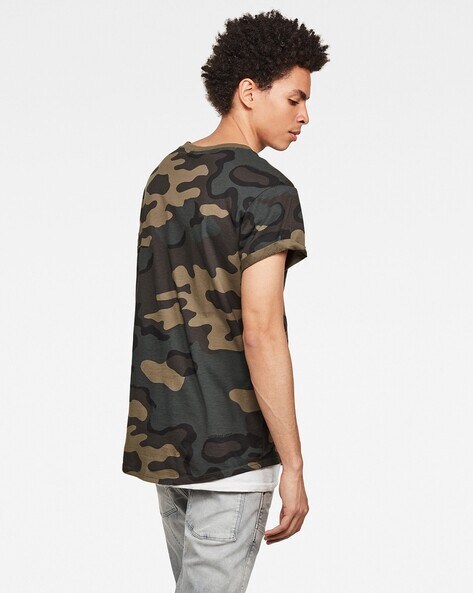 Shelo Camouflage Crew Neck T shirt