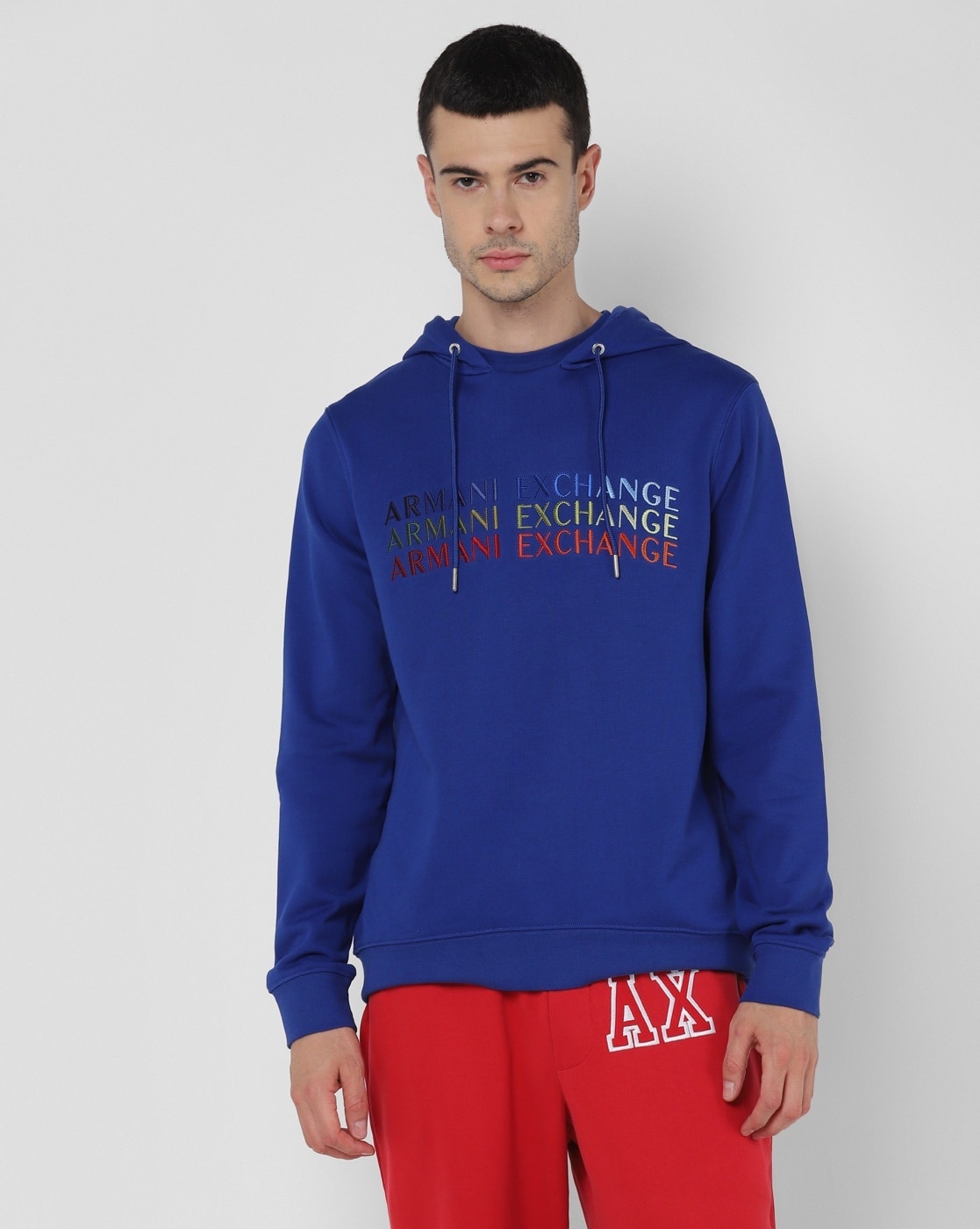 Buy Blue Sweatshirt & Hoodies for Men by ARMANI EXCHANGE Online 