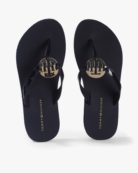 Navy blue tommy hilfiger sandals hot sale