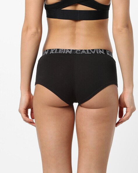 Calvin Klein Underwear BOYSHORT - Pants - black 