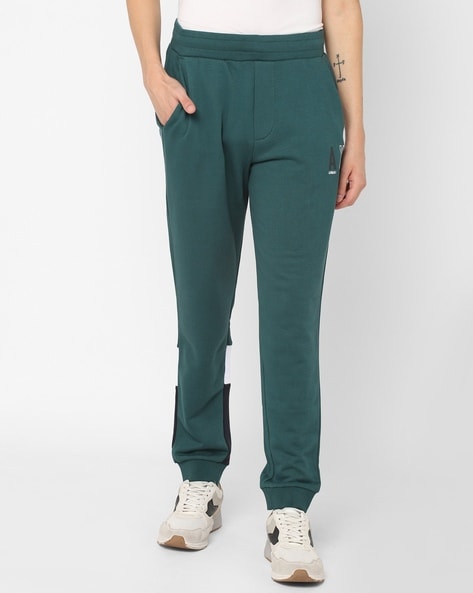 green armani pants