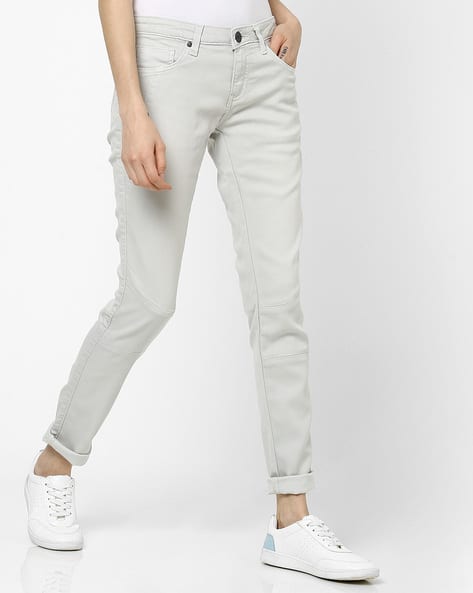 Panelled Sim Fit Jeans (Image - 1)