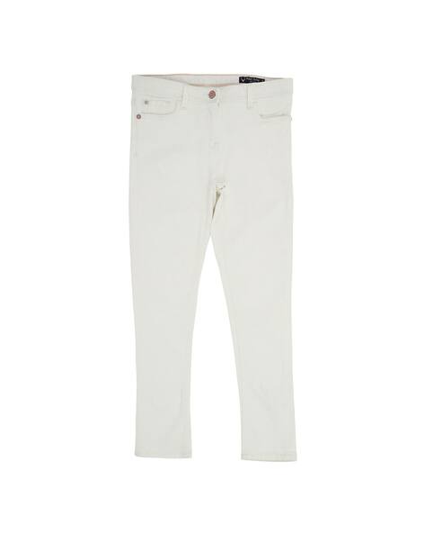 white relaxed fit jeans