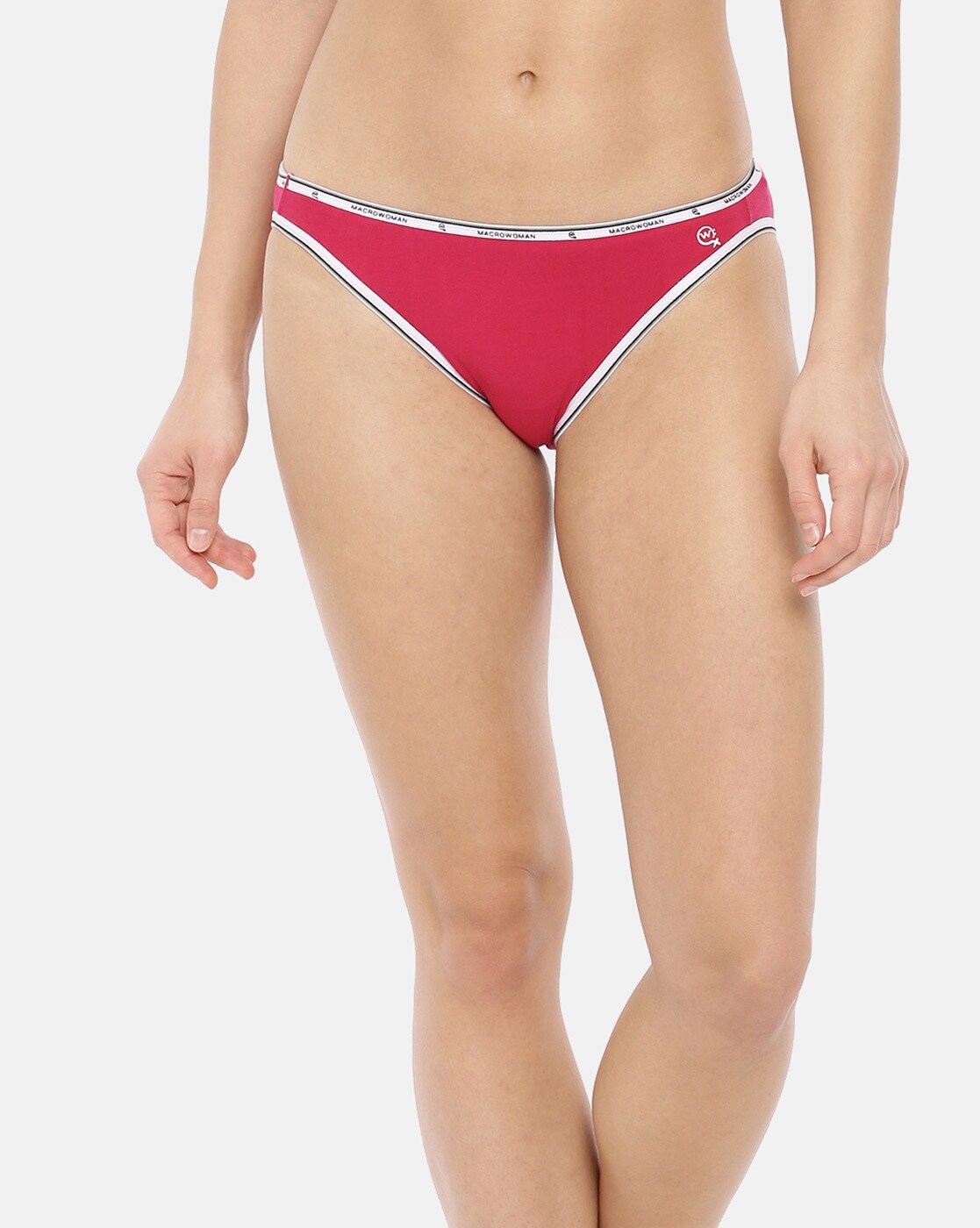 poloman Women Bikini Red, Pink Panty - Buy poloman Women Bikini Red, Pink  Panty Online at Best Prices in India