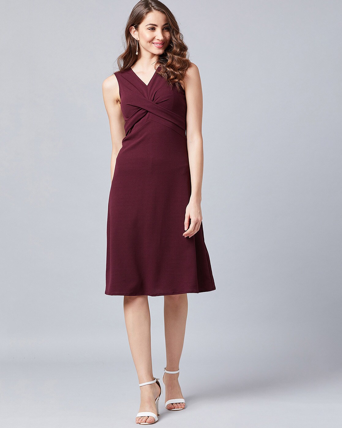 Buy Grey Dresses for Women by ARRIVA FAB Online | Ajio.com