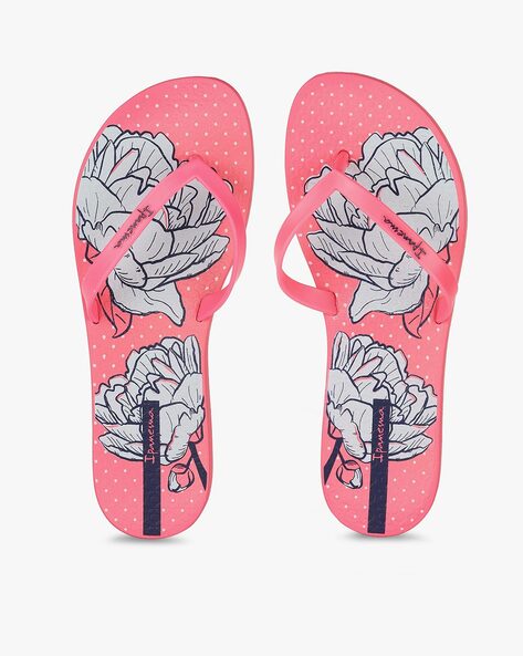 Ipanema floral flip discount flops