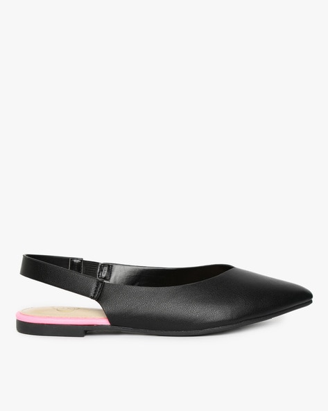 Ceriz Pointed-Toe Slingback Mules