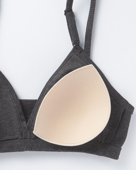 Buy Zivame All That Lace Strapless Bra with Thong Panty- Grey at Rs.1390  online