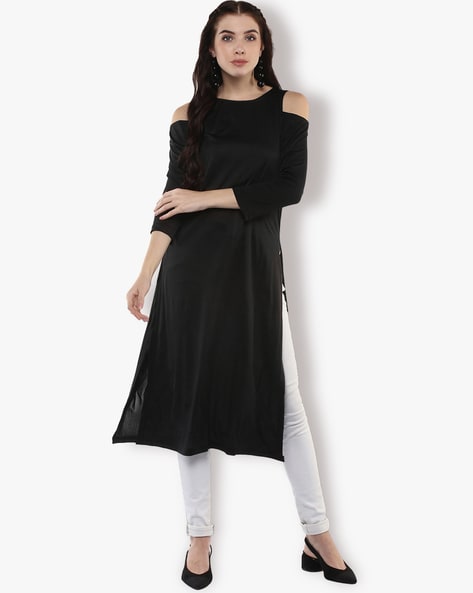 Longline cold shoulder discount tops