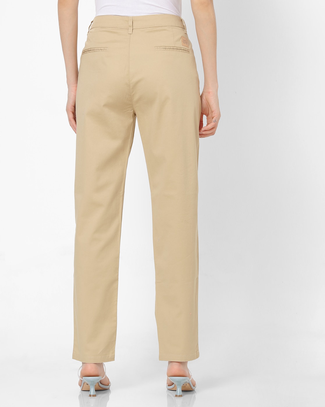 United Colors of Benetton IN ALL OVER PATTERN WITH ELASTICATED WAIST -  Trousers - grey - Zalando.de
