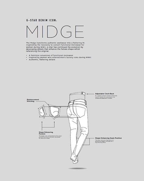 G star midge online jeans