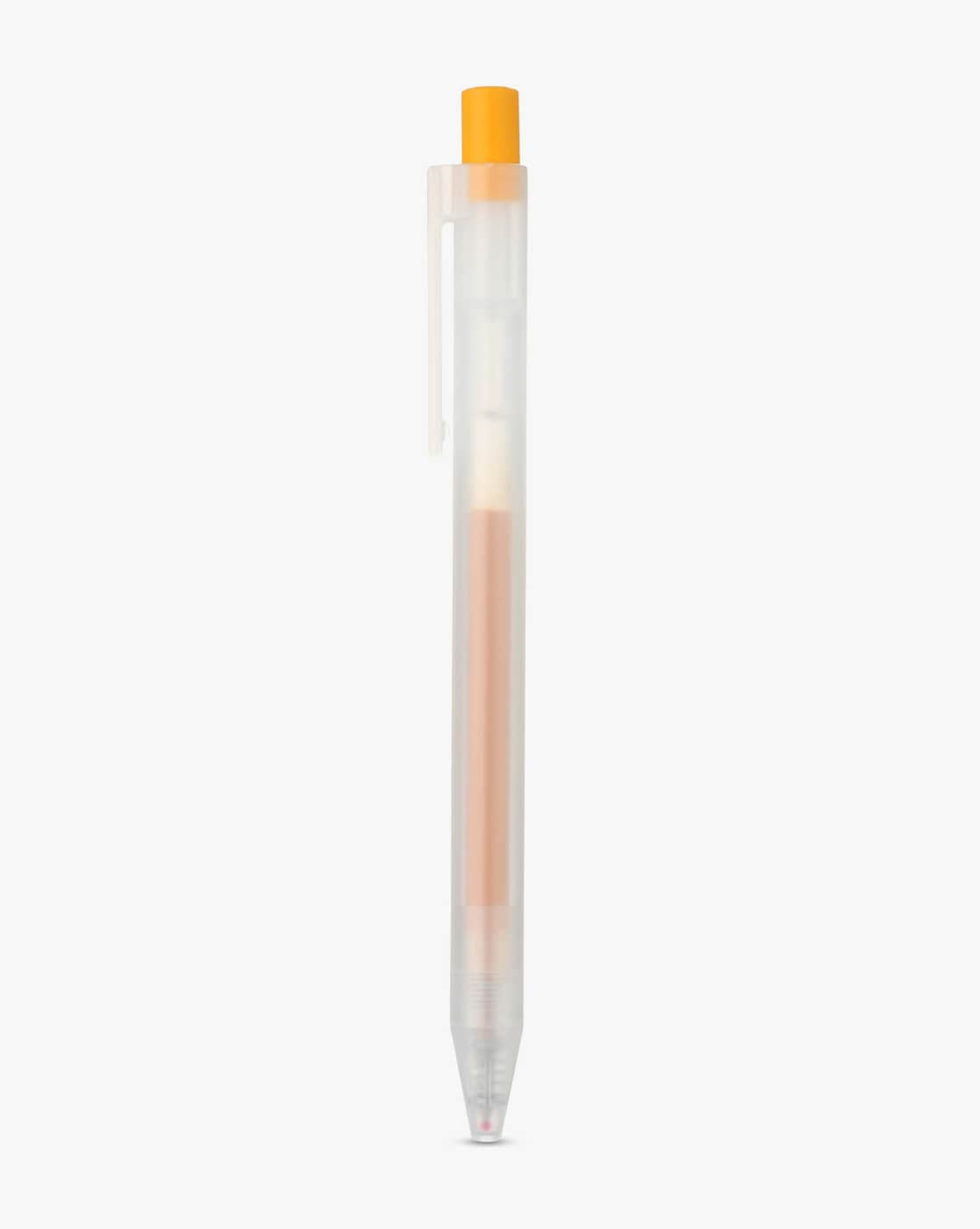 MUJI Smooth Gel Ink Pen, Yellow