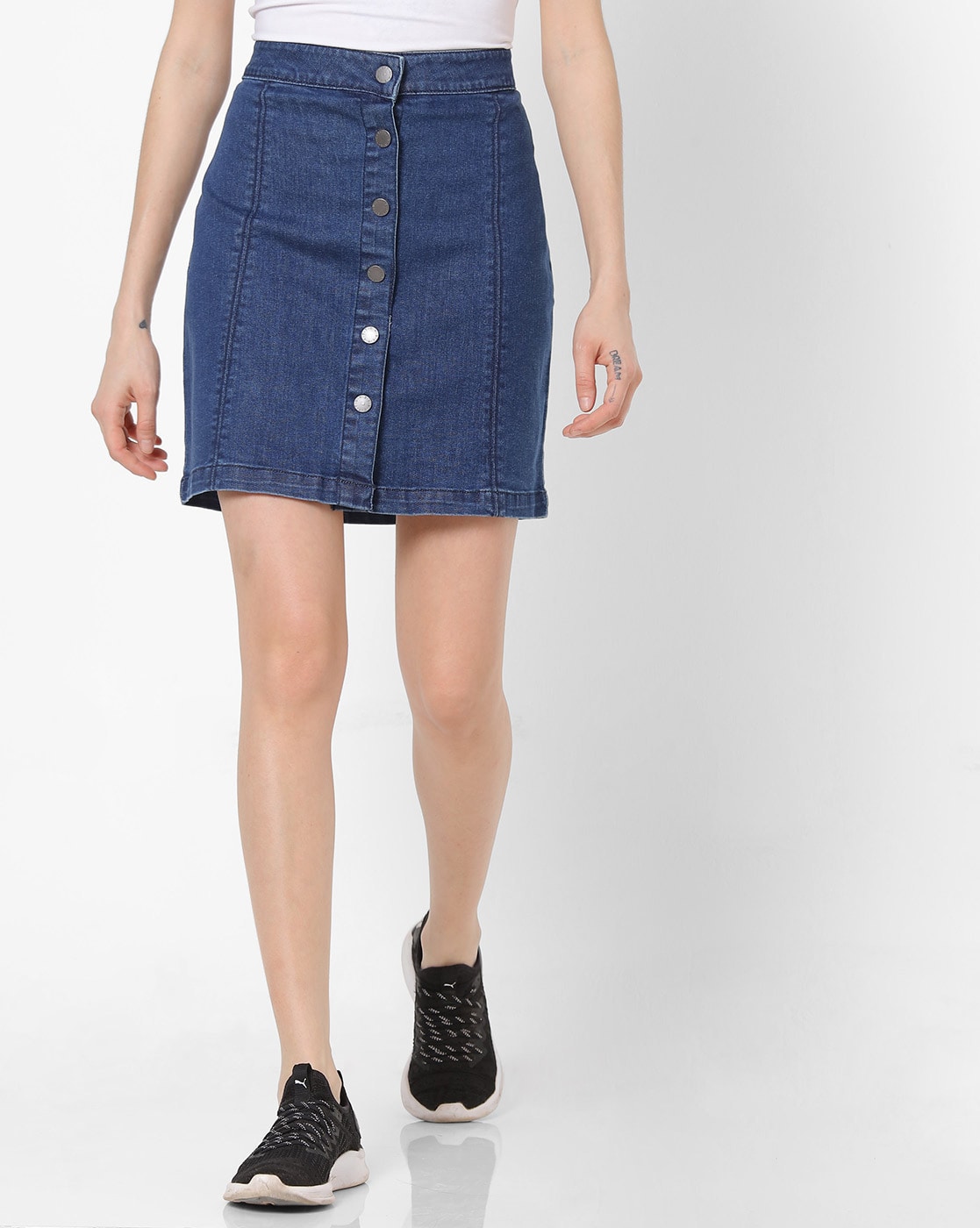 Benetton 2024 denim skirt