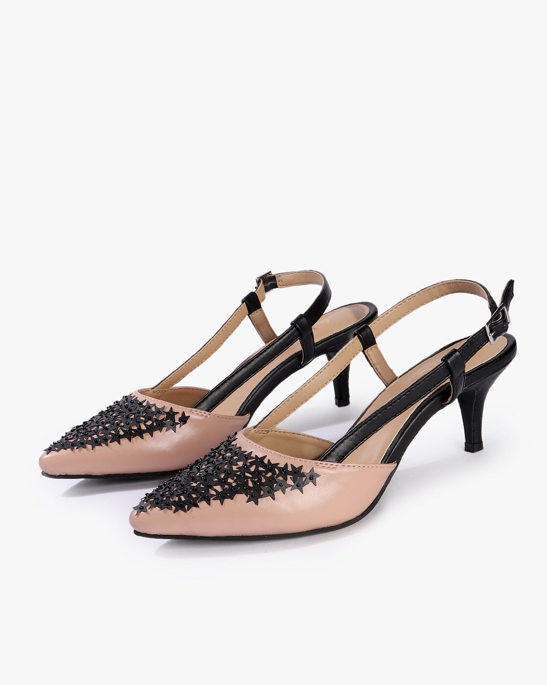 Buy Nude Heeled Shoes for Women by AJIO 