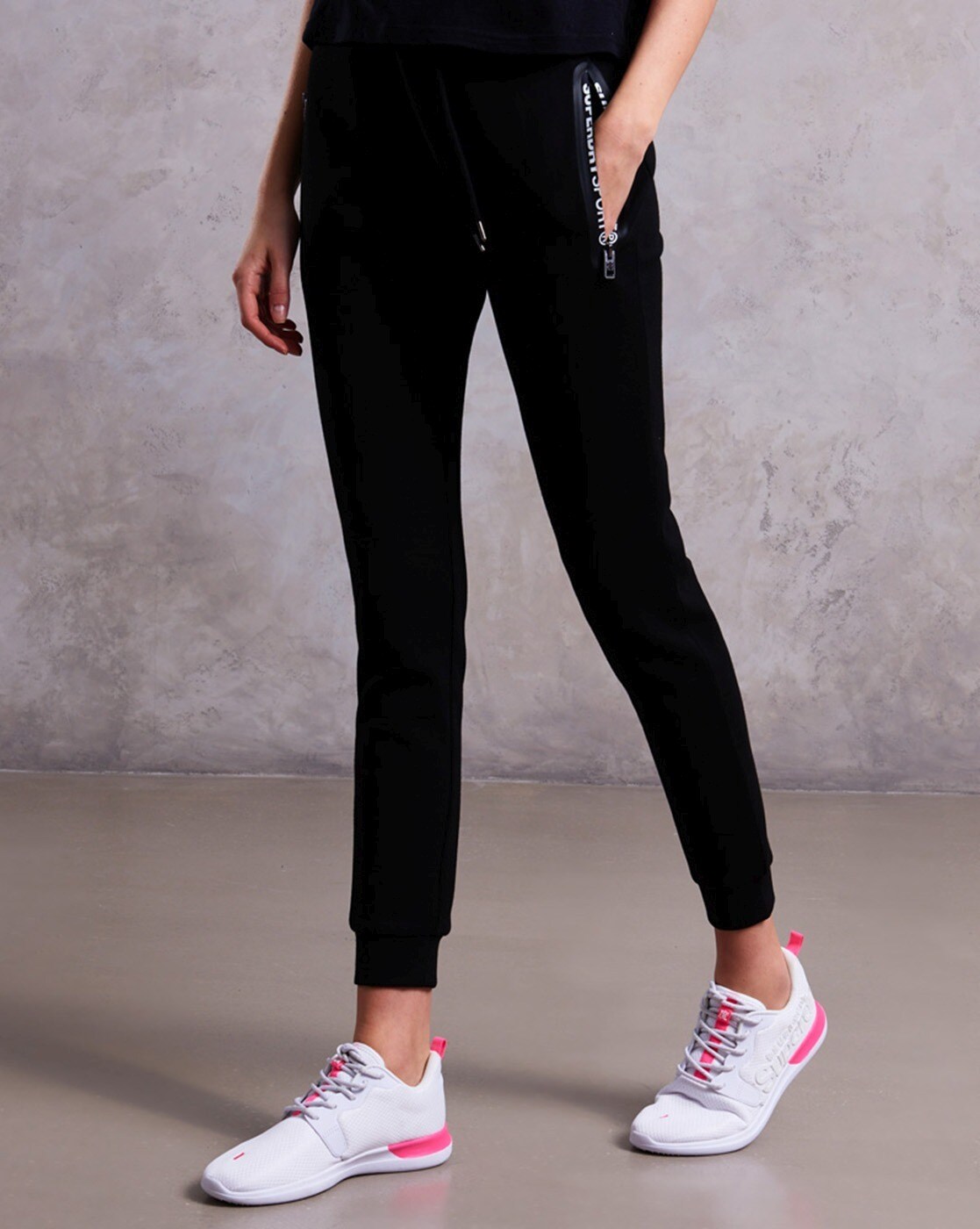 Buy Black Track Pants for Women by SUPERDRY SPORT Online