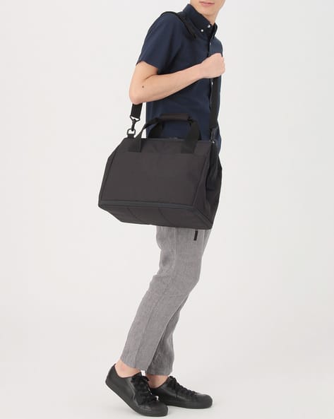 philme 【 mekuri 】boston bag black Buy Black Handbags for Women by MUJI Online | Ajio.com