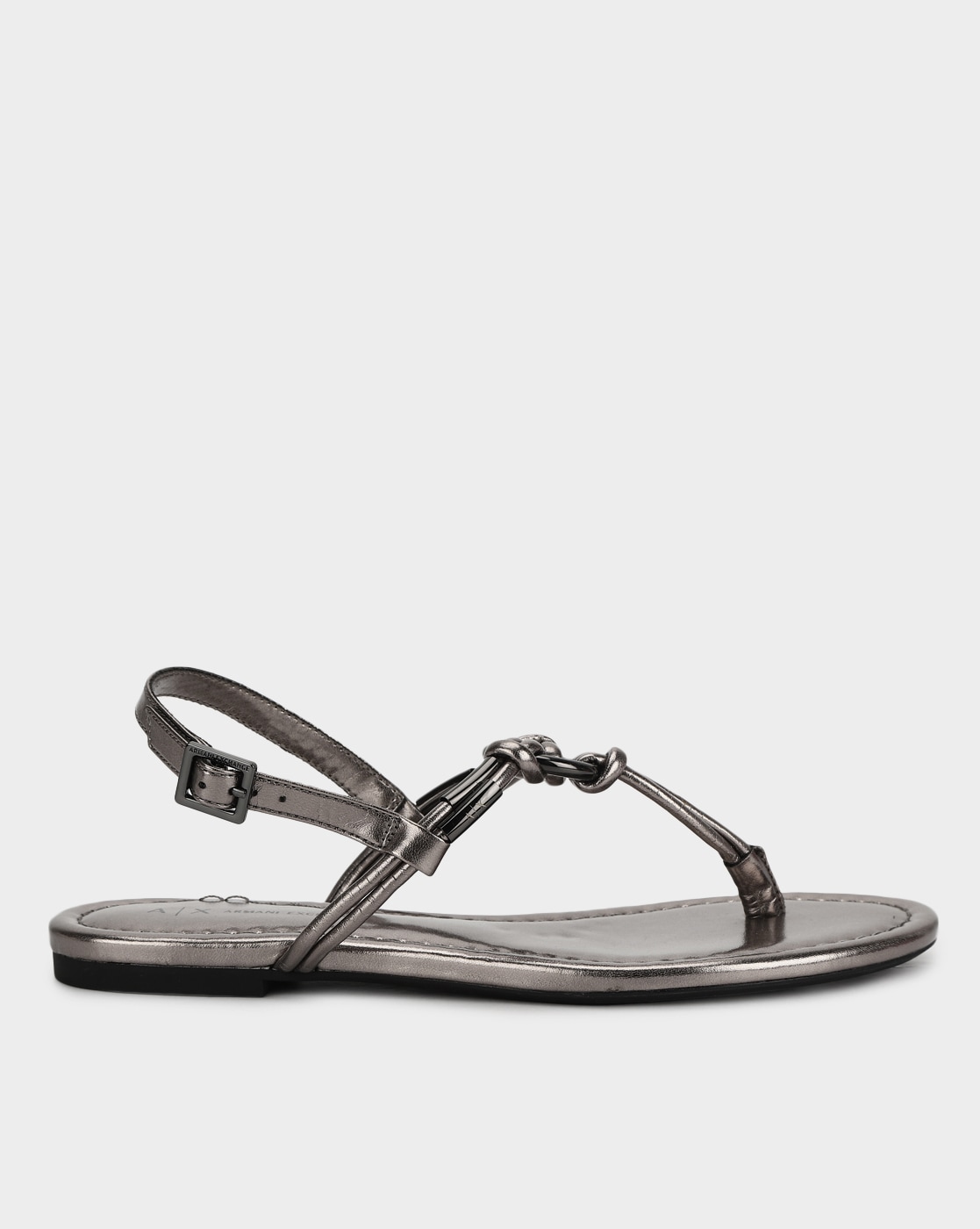 Buy Gun Metal Flat Sandals for Women by ARMANI EXCHANGE Online 