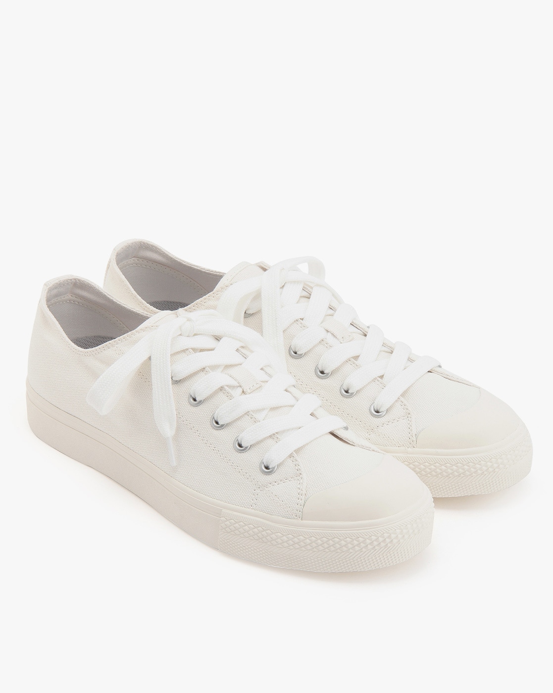 white sneakers with support