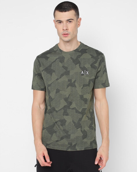 Armani camo on sale t shirt