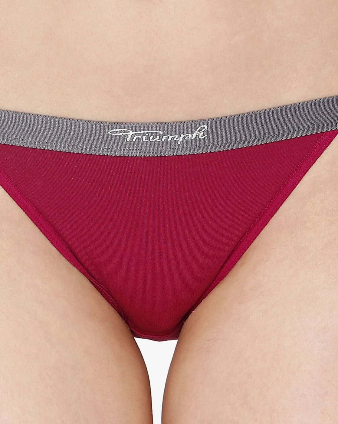 Buy Triumph Medium Rise Three-Fourth Coverage Hipster Panty - Raspberry  Pink at Rs.699 online