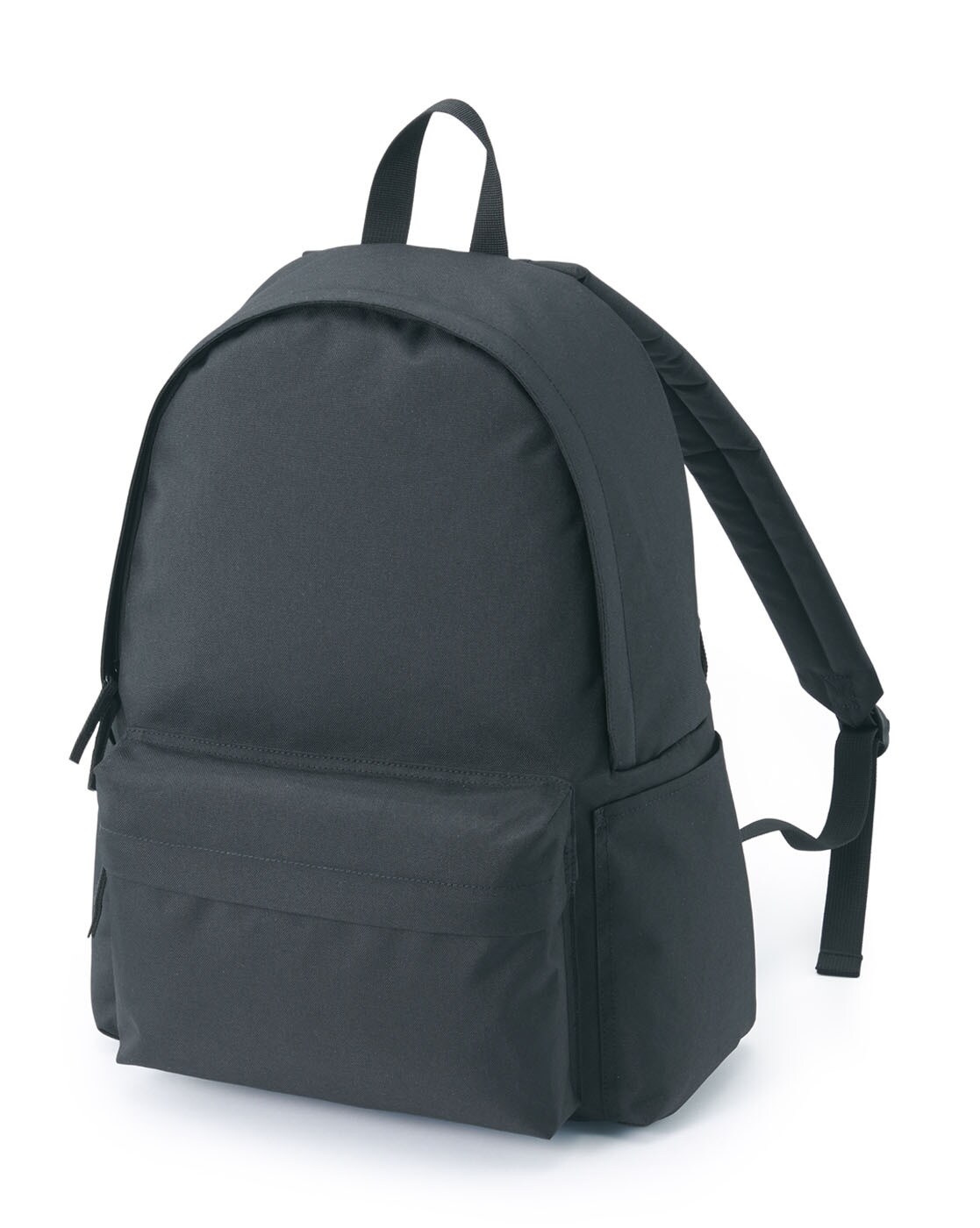 muji black backpack