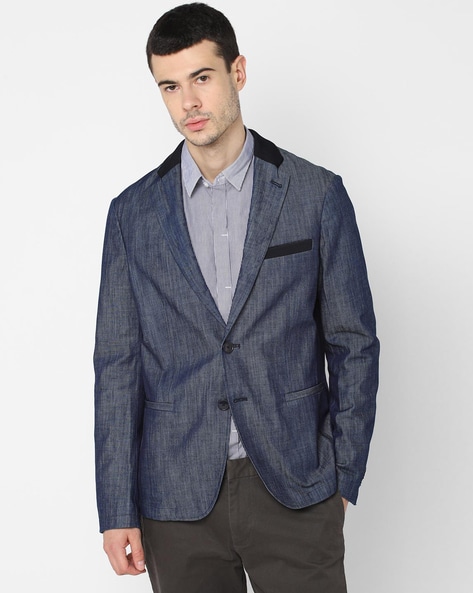 Buy Indigo Blazers Waistcoats for Men by ARMANI EXCHANGE Online