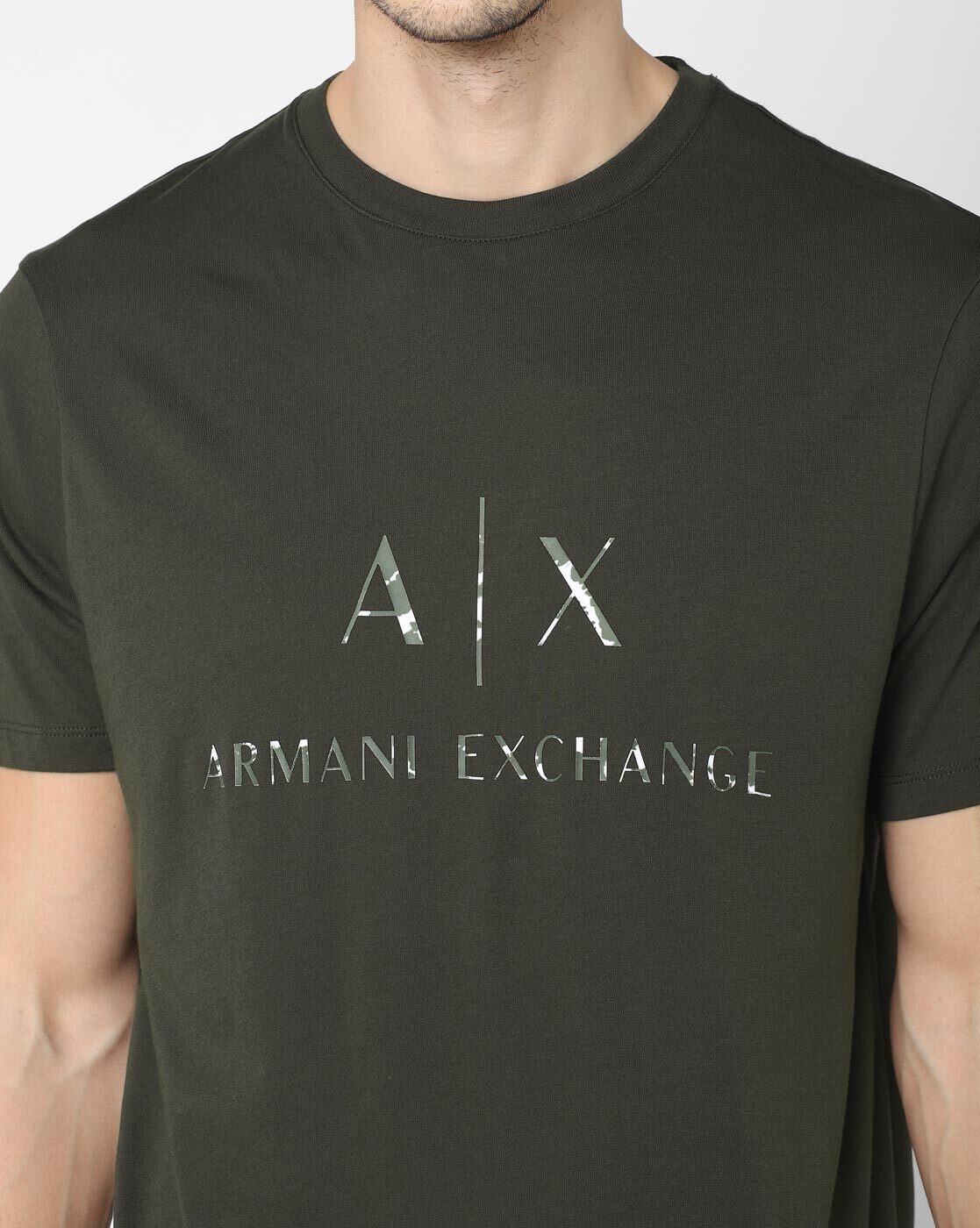 Buy Military Green Tshirts for Men by ARMANI EXCHANGE Online 