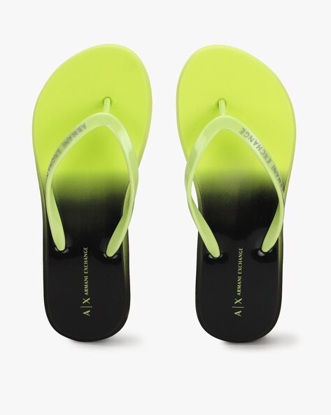 Buy Green \u0026 Black Flip Flop \u0026 Slippers 