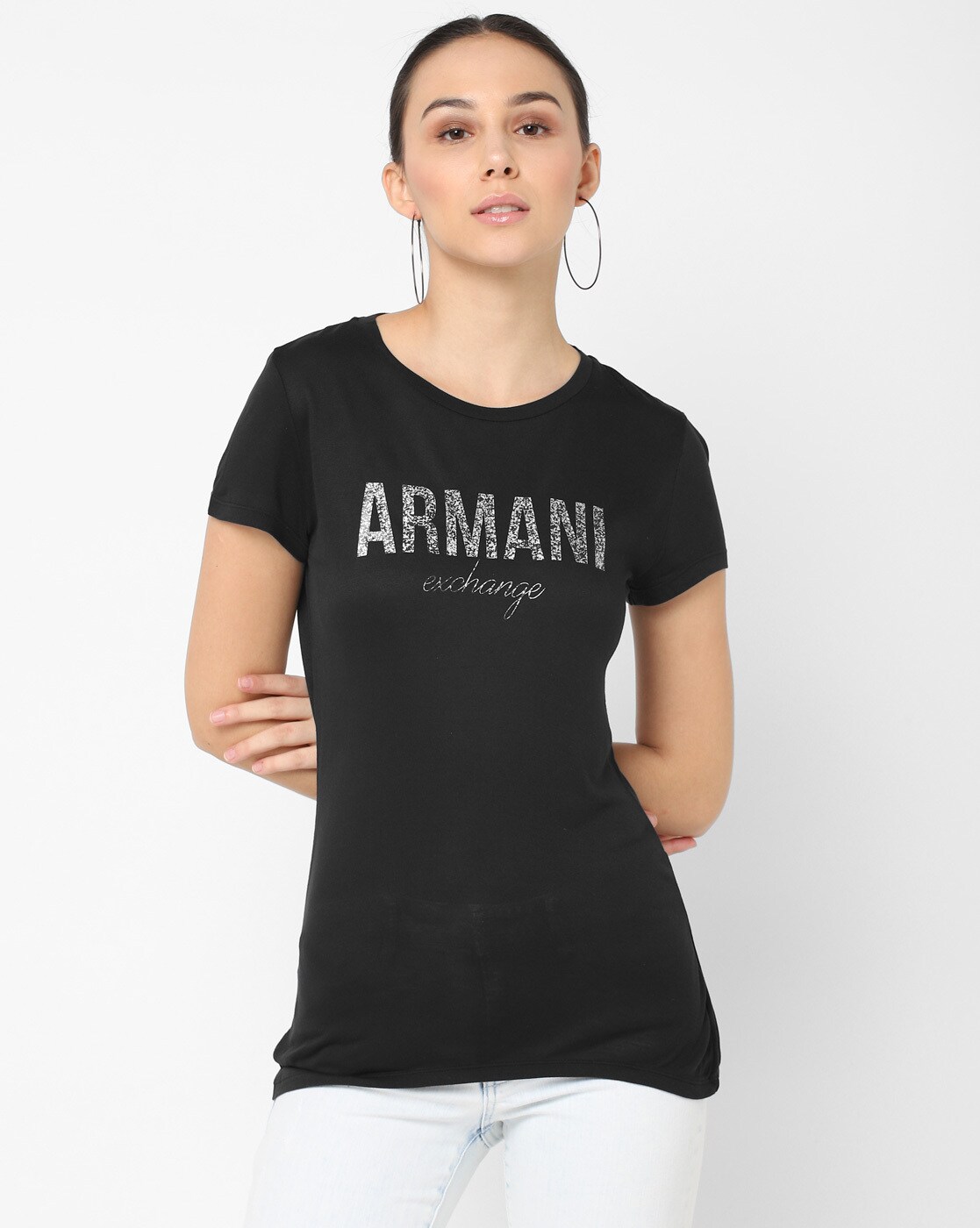 armani exchange t shirts women's india