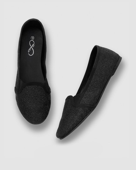 Shimmery Slip-On Shoes with Elasticated Gussets (Image - 1)