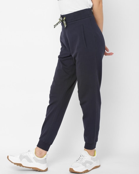 Giorgio Armani Navy Blue Silk Blend Trousers L Giorgio Armani | TLC