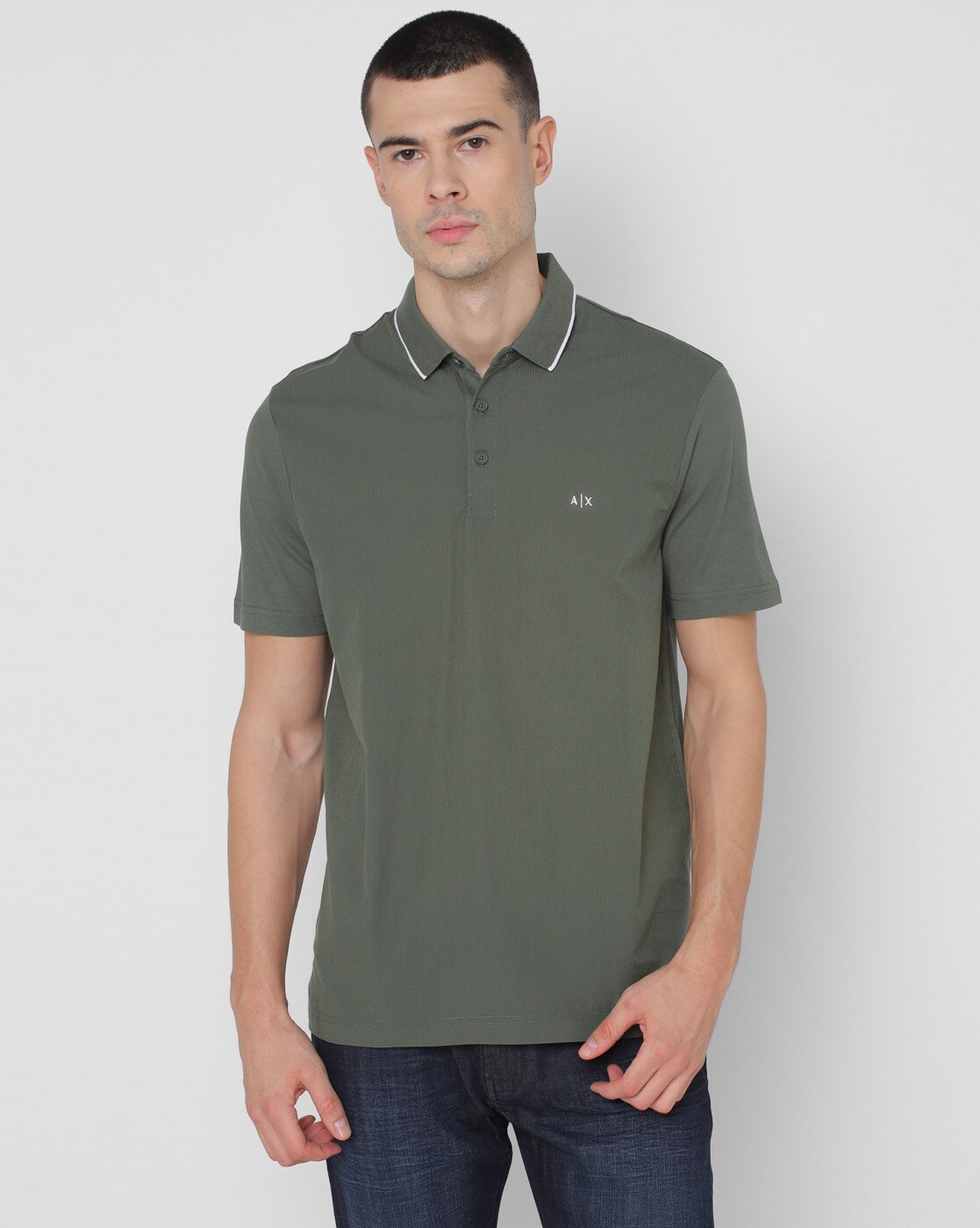 armani collar t shirt