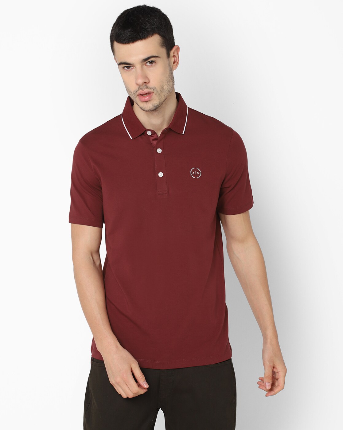 Buy Maroon Tshirts for Men by ARMANI EXCHANGE Online 