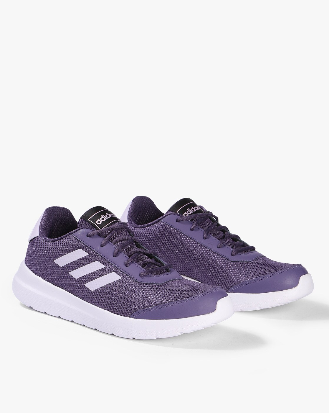 adidas shoes with purple stripes