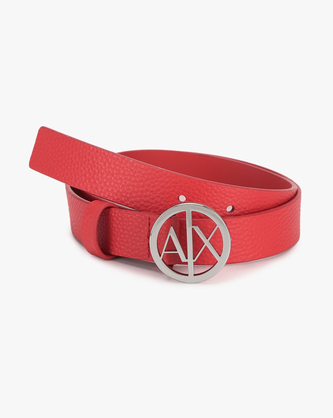 armani exchange red belt