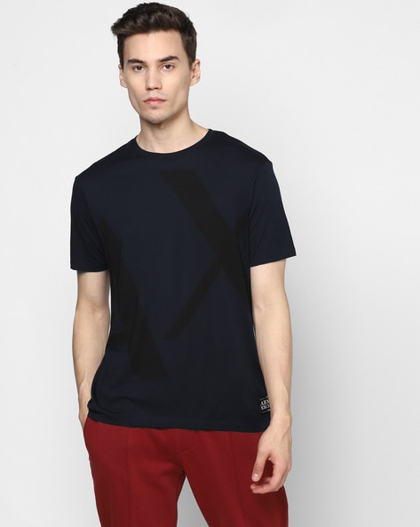 Buy Navy Blue Tshirts for Men by ARMANI EXCHANGE Online