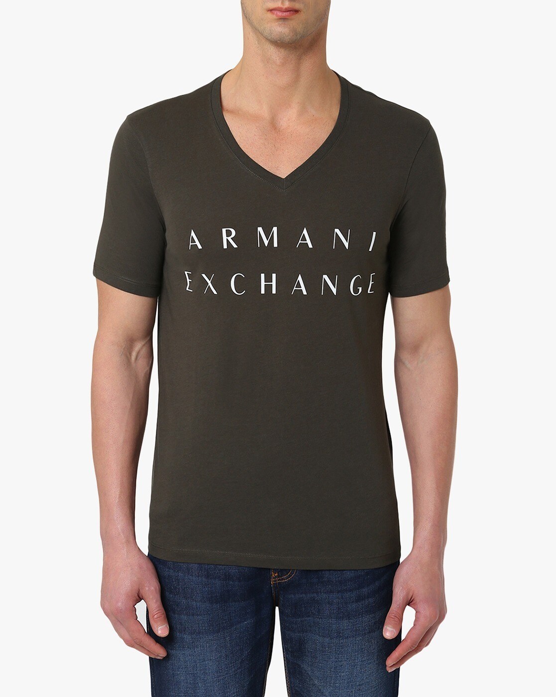 Buy Military Green Tshirts for Men by ARMANI EXCHANGE Online 