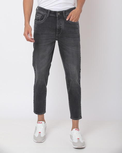 ankle length black jeans for mens