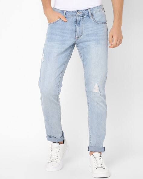 armani jeans distressed