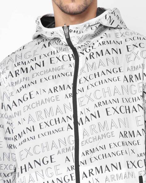 Buy White & Black Jackets & Coats for Men by ARMANI EXCHANGE Online |  