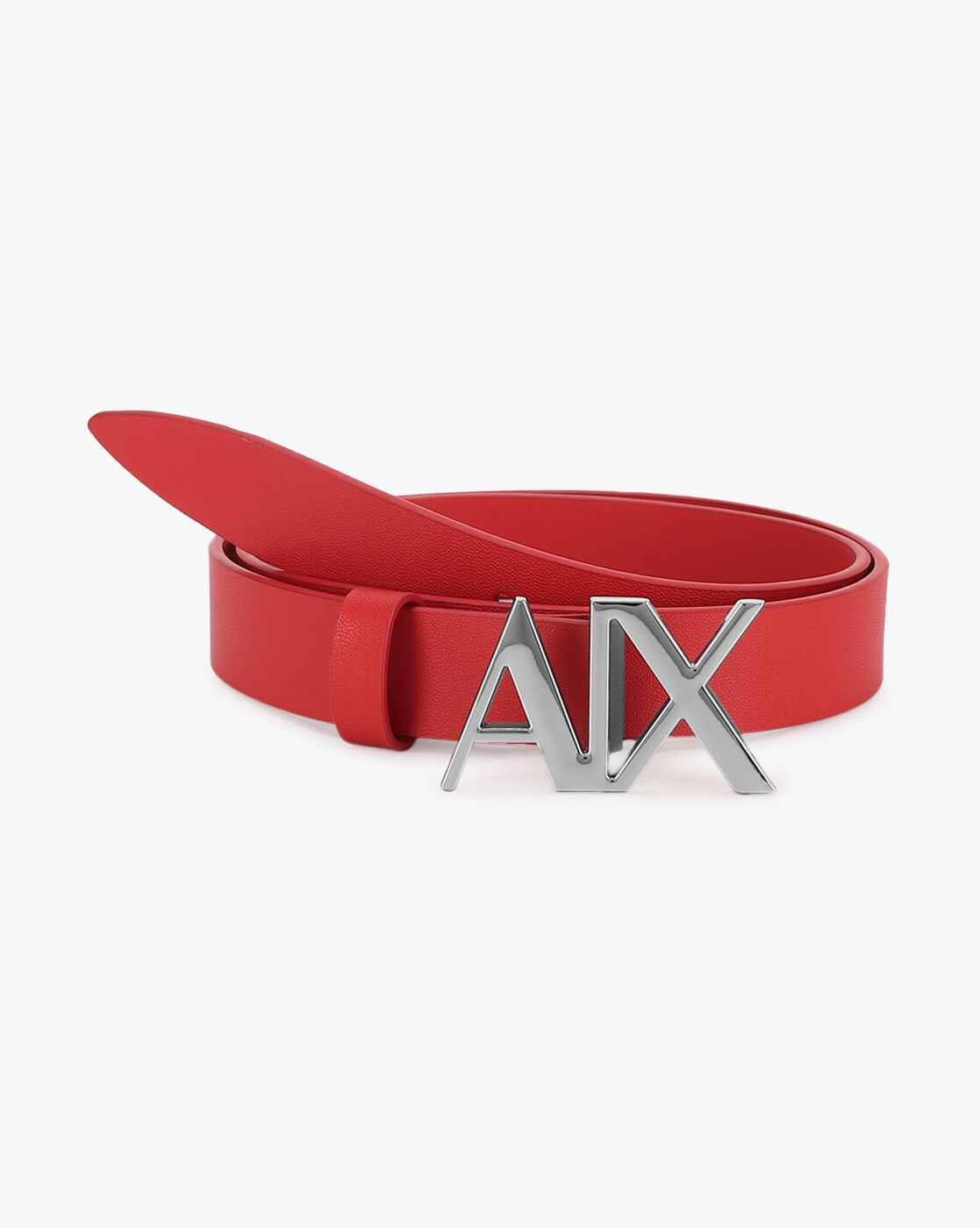 red armani exchange belt