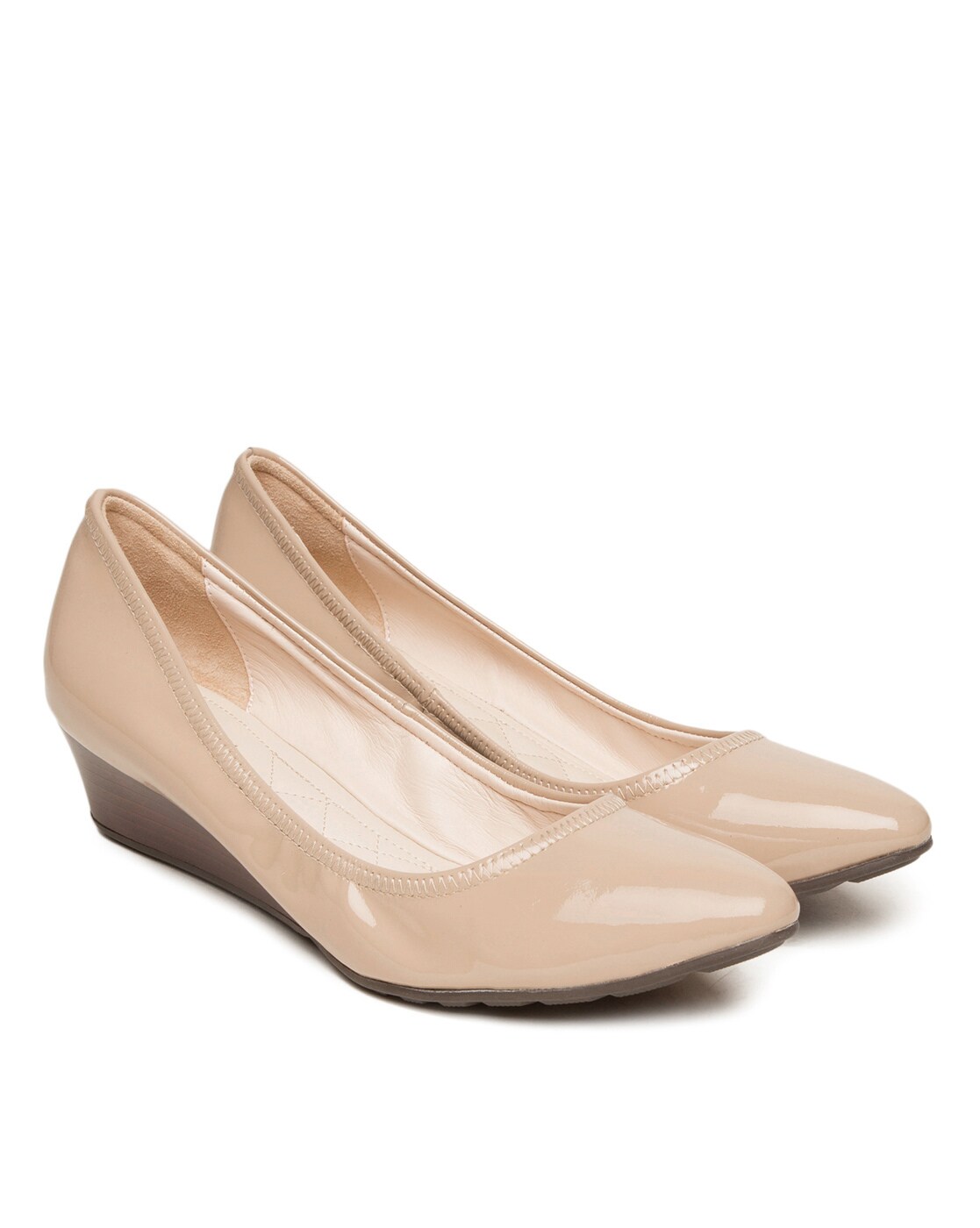 Buy Beige Heeled Shoes for Women by 
