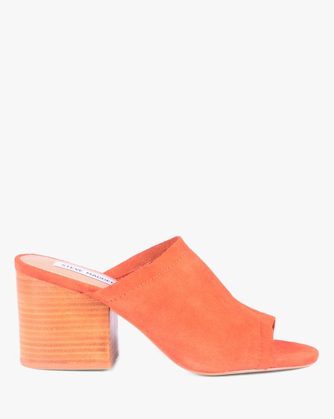 Orange steve store madden heels